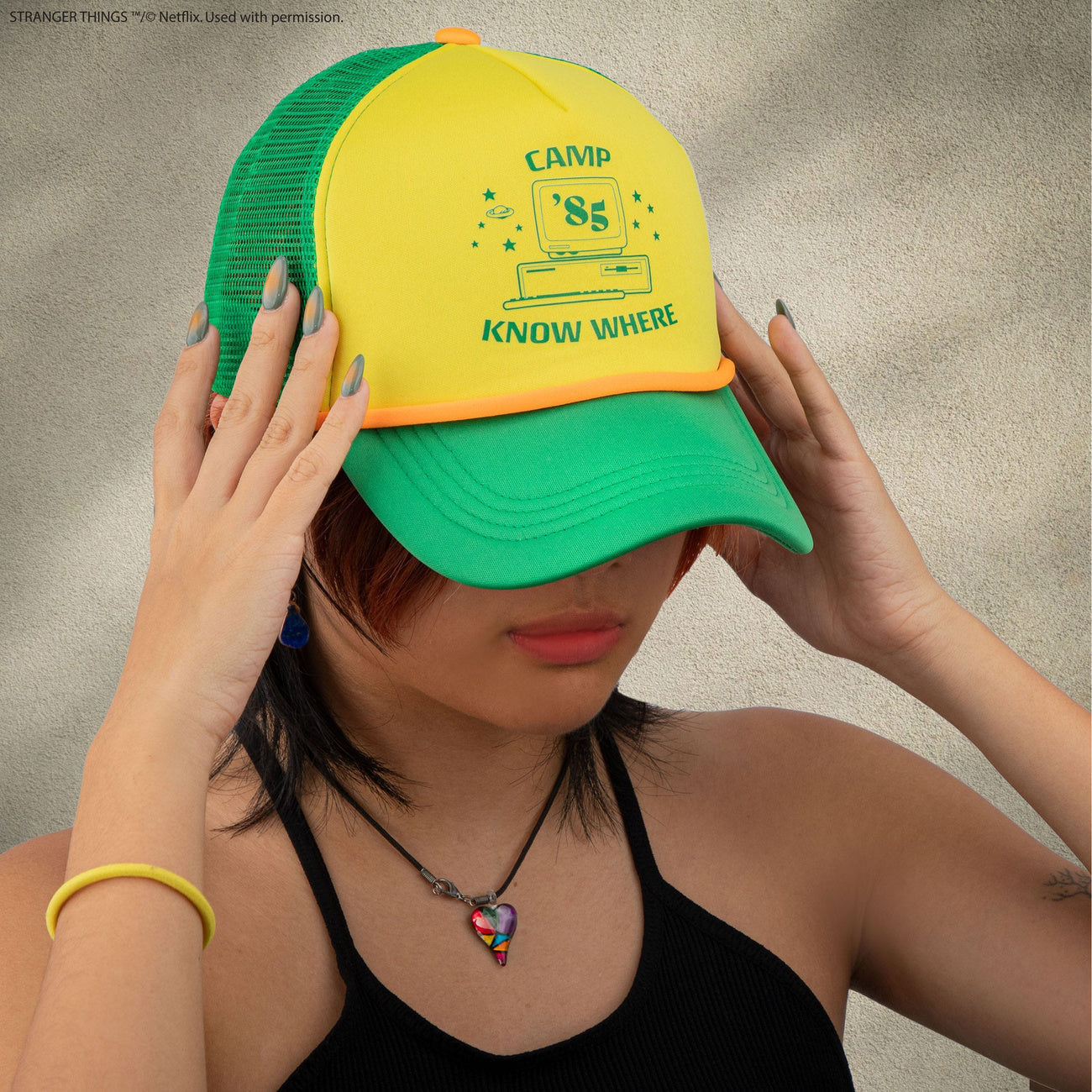 Image produit Stranger Things casquette de baseball Camp Know Where