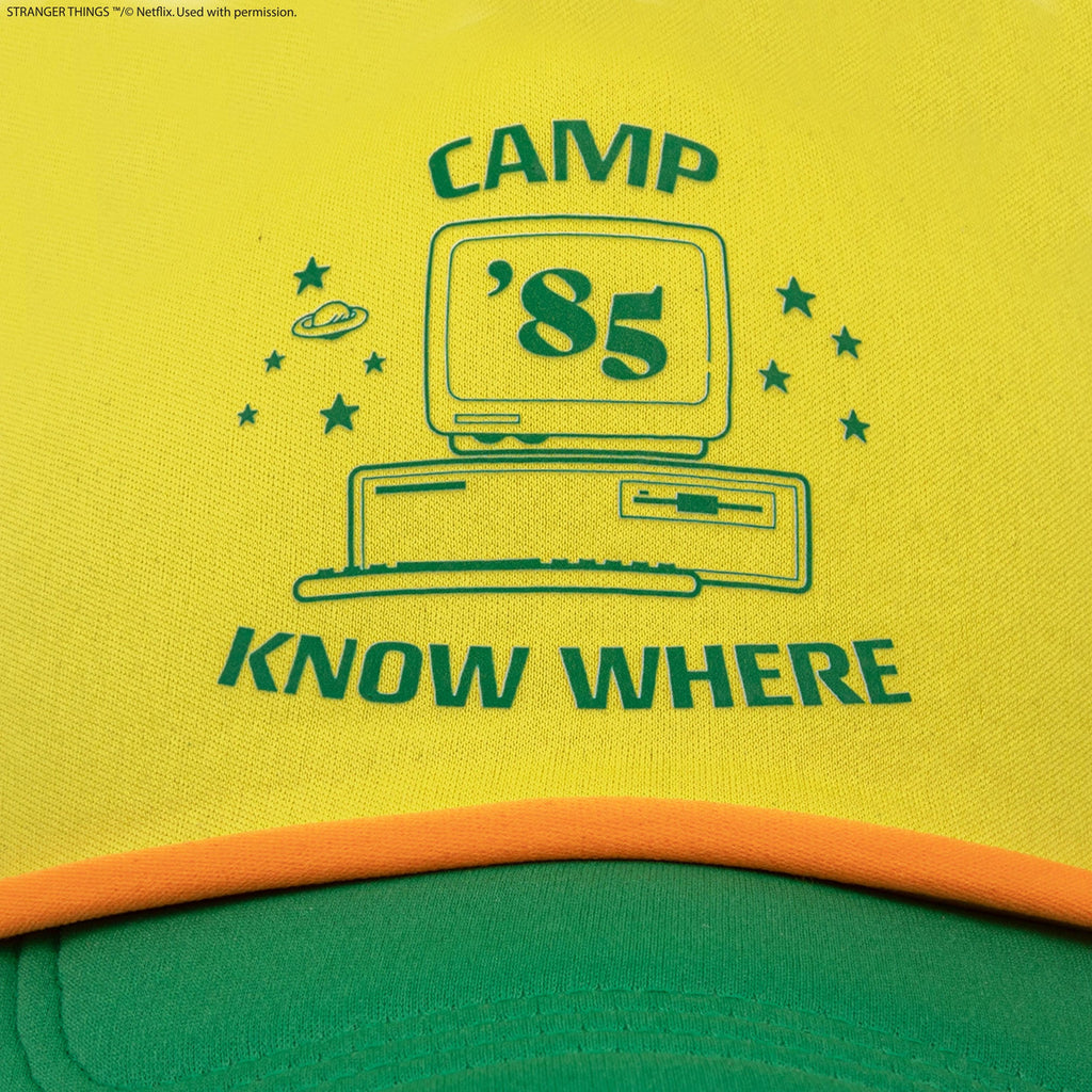 Image produit Stranger Things casquette de baseball Camp Know Where