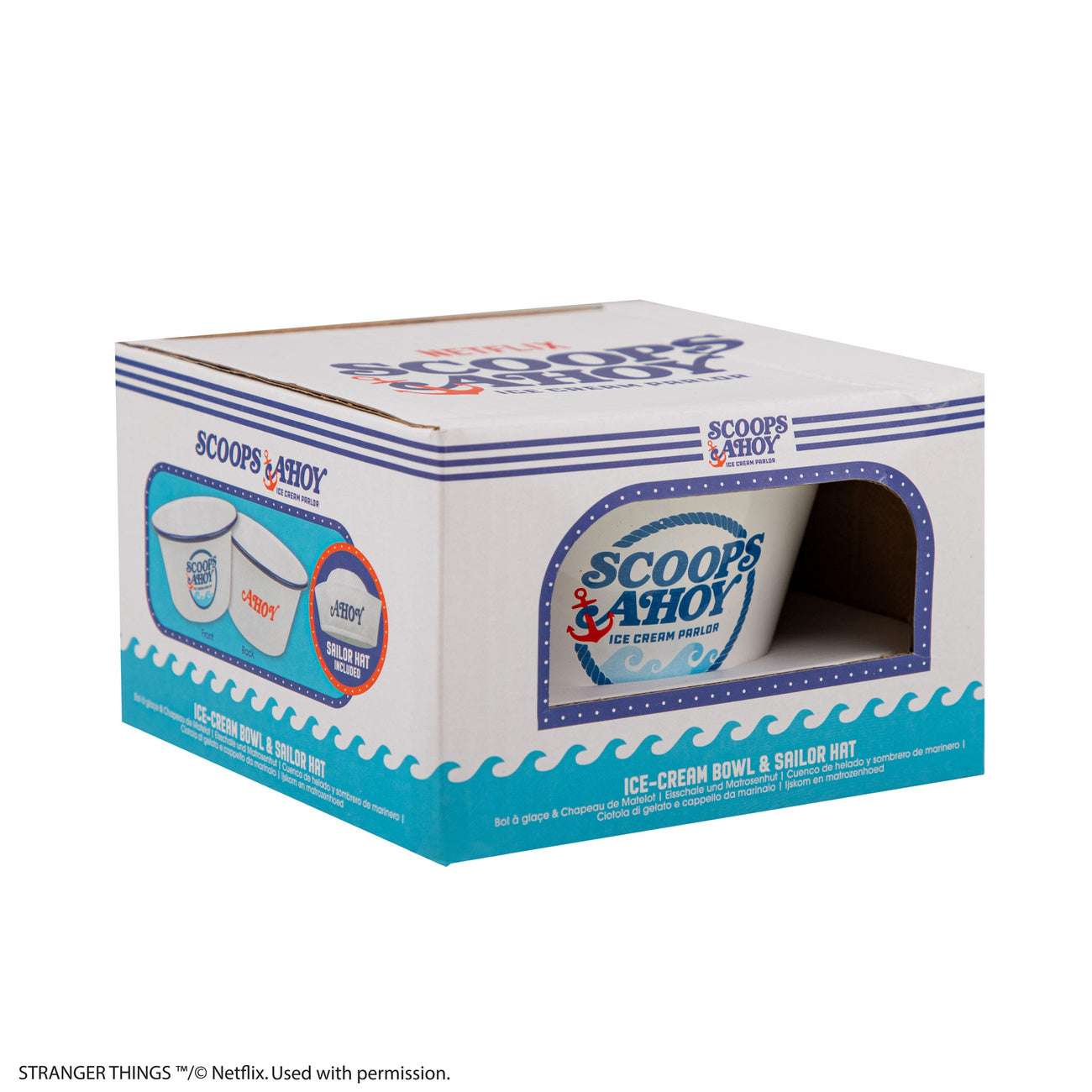 Product image Stranger Things Ice Cream Bowl with Sailor Hat Scoops Ahoy