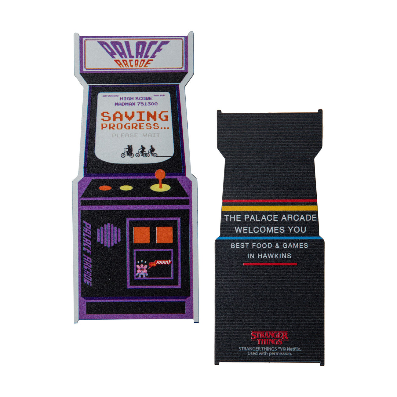 Image produit Stranger Things Marque-page Arcade métal