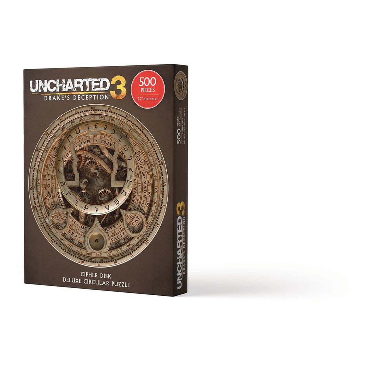 Image produit Uncharted Puzzle Disque Chiffre Circulaire Deluxe (500 Pièces)