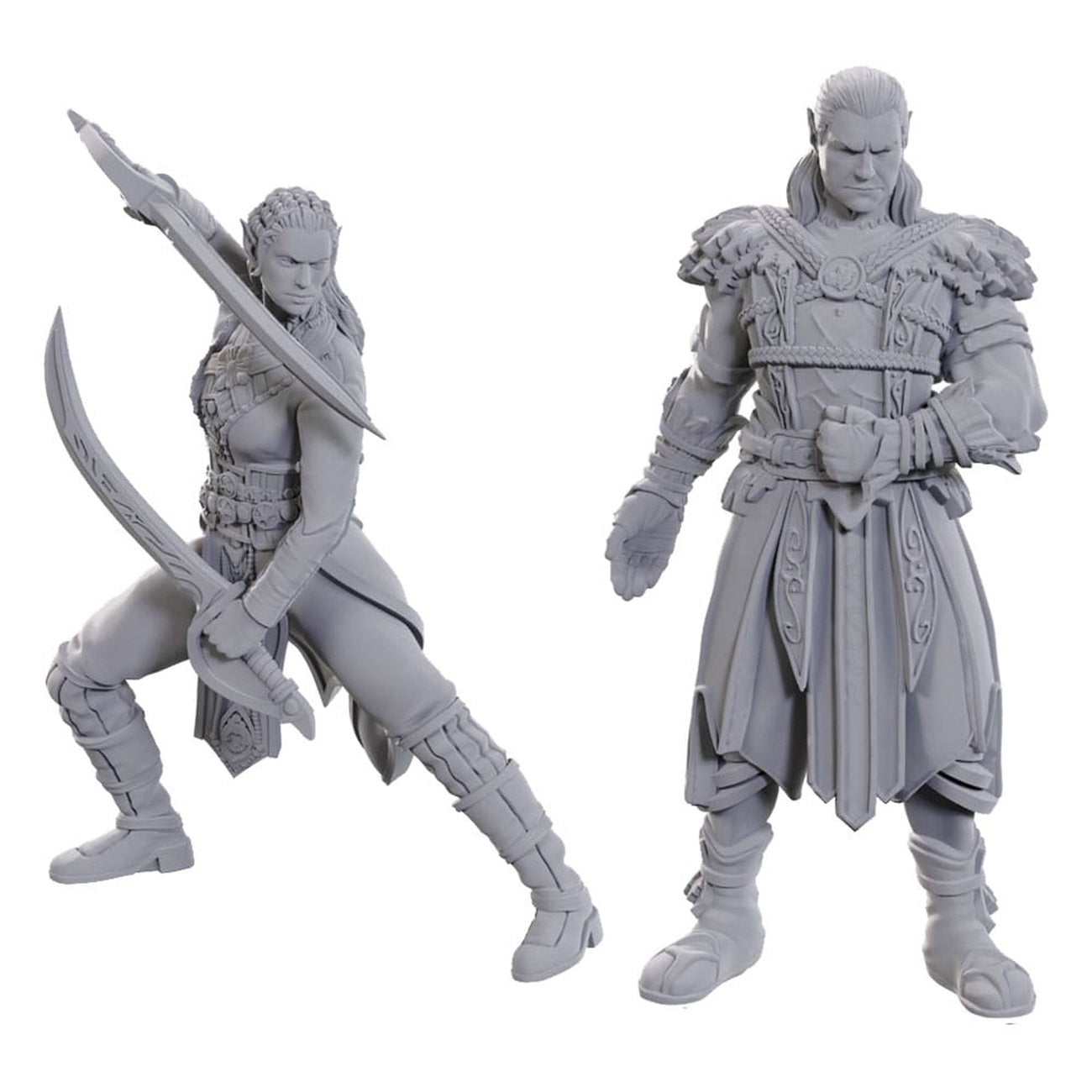 Image produit D&D Nolzur's Marvelous Miniatures Figurines non peintes Jaheira & Halsin