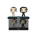 Image produit Star Wars POP! Movie Moments Lot de 2 figurines bobble-head en vinyle Kylo & Rey 9 cm