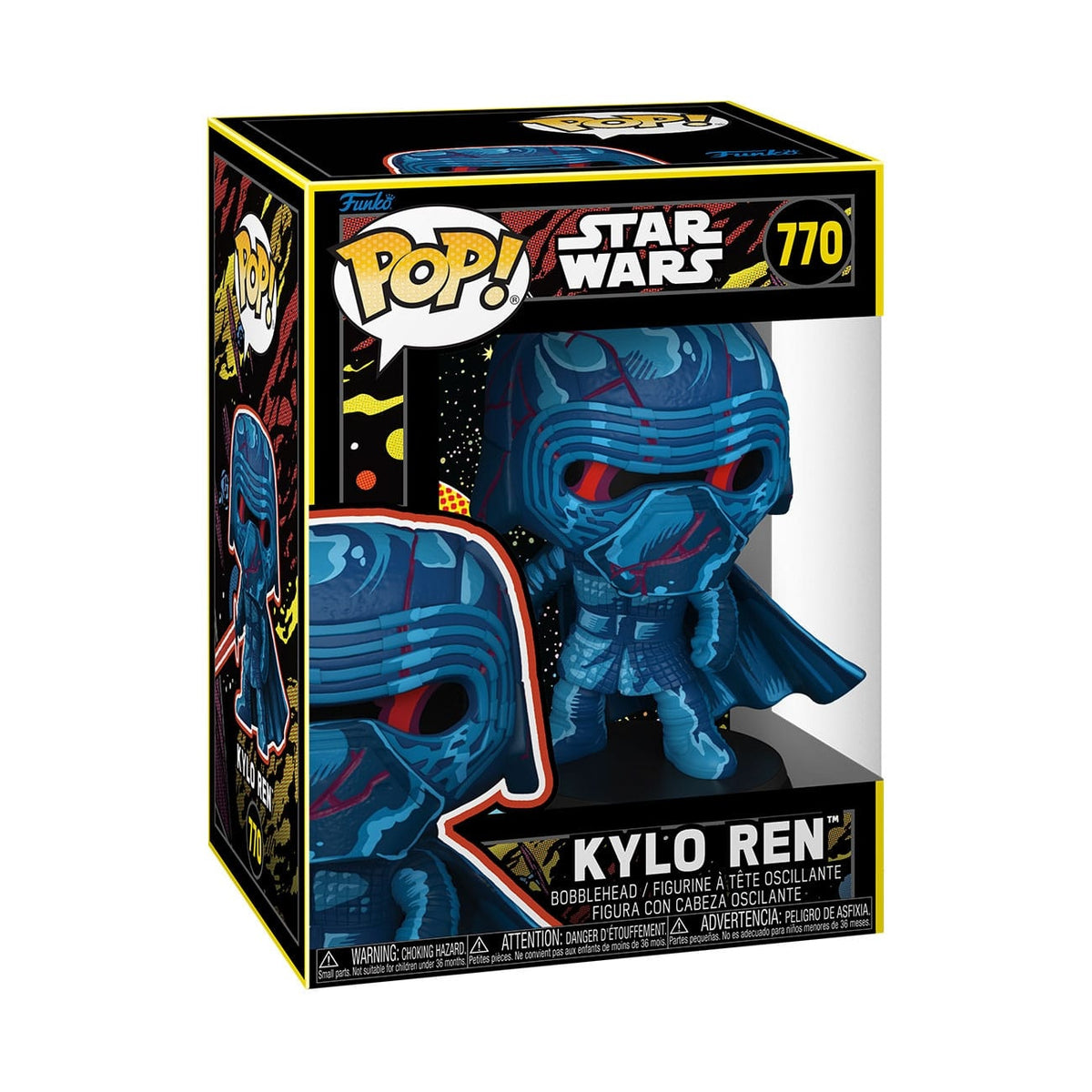 Image produit Star Wars POP! Figurine vinyle Movie Kylo Ren (Rétro) 9 cm