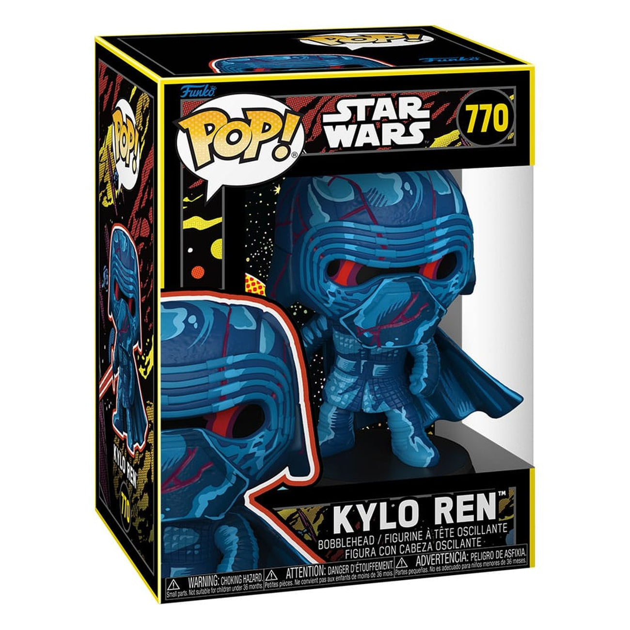 Image produit Star Wars POP! Figurine vinyle Movie Kylo Ren (Rétro) 9 cm