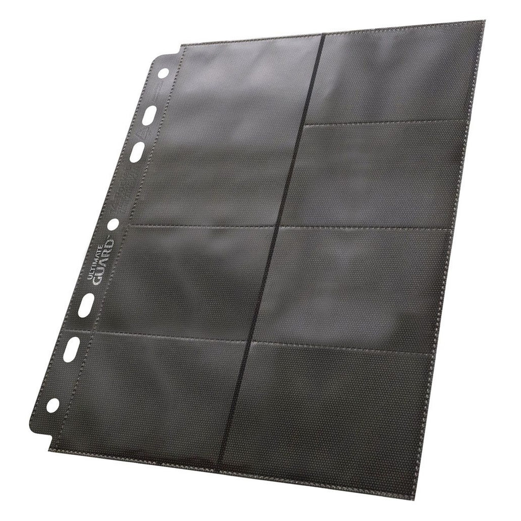 Image produit Ultimate Guard Pages Compactes Suprêmes 14 Poches Standard + Mini American (10) - Noir