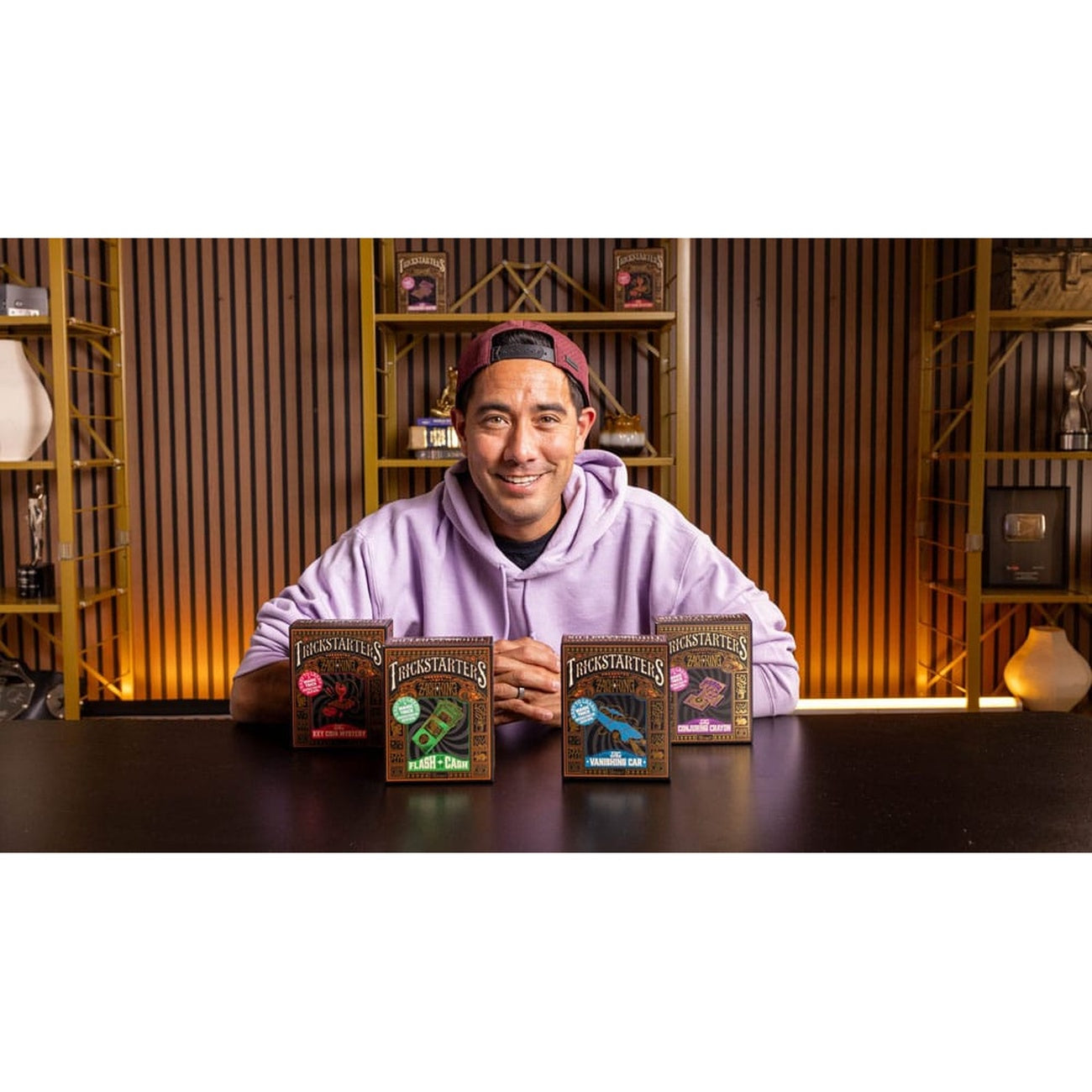 Image produit Trickstarters by Zach King – Boîte de tours de magie The Key Coin Mystery