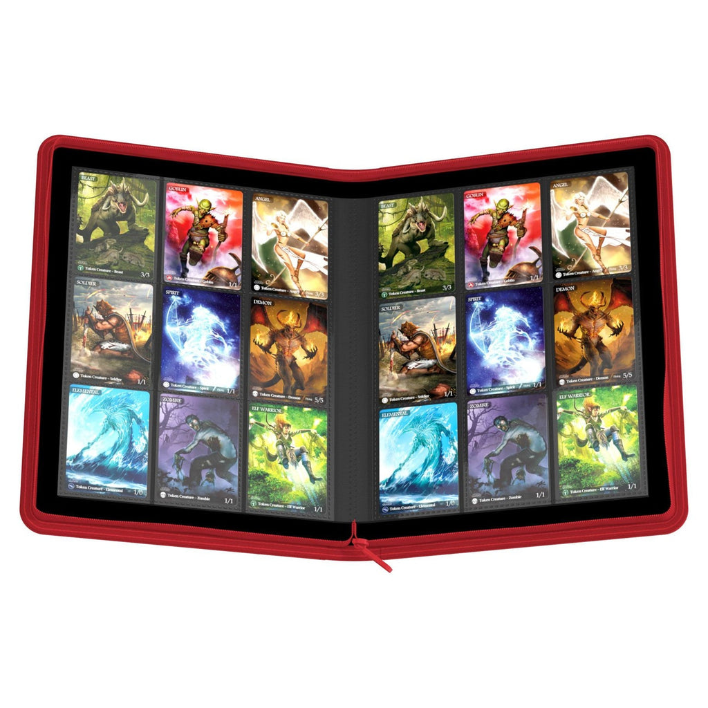Image produit Ultimate Guard Zipfolio 360 18-Pocket Xenoskin - Rouge