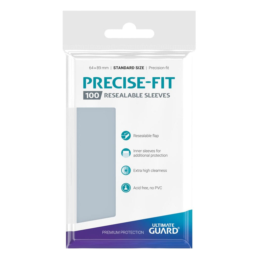 Image produit Ultimate Guard Precise-Fit Sleeves Standard Size (100) - Refermables