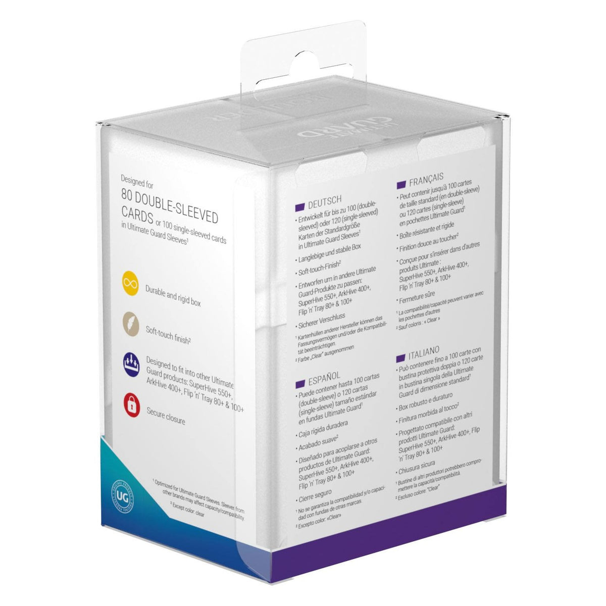 Image produit Ultimate Guard Boulder 80+ - Givré