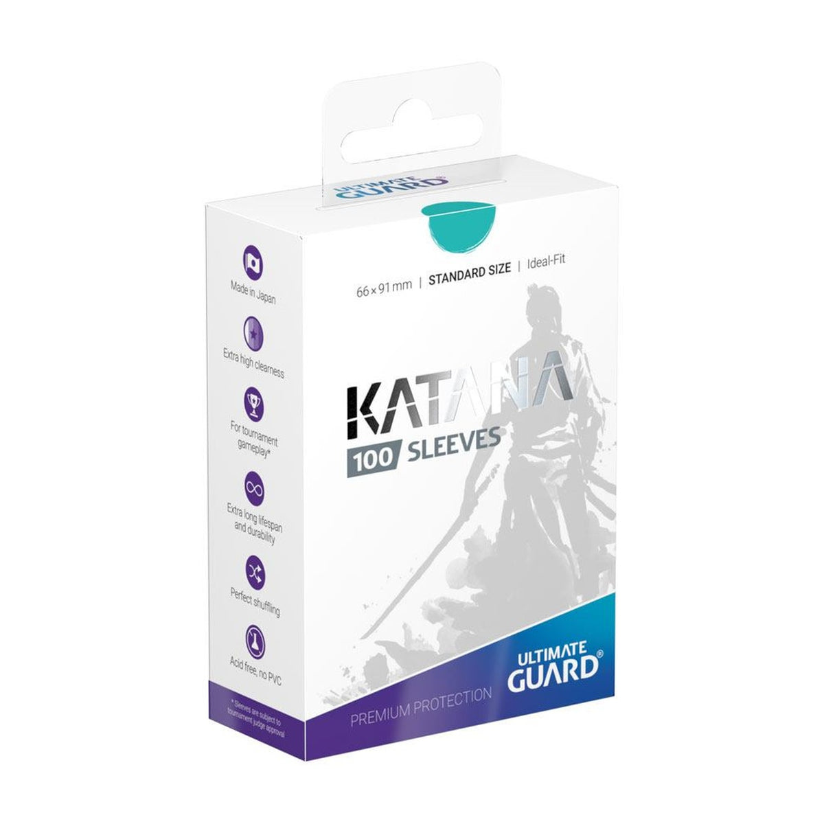 Image produit Ultimate Guard Protèges-cartes Katana Standard (100) - Turquoise