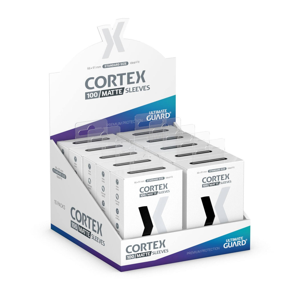 Image produit Ultimate Guard Protèges-cartes Cortex Mat Taille Standard (100) - Noir