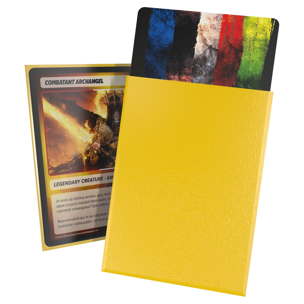Image produit Ultimate Guard Cortex Sleeves Mat Standard Size (100) - Jaune