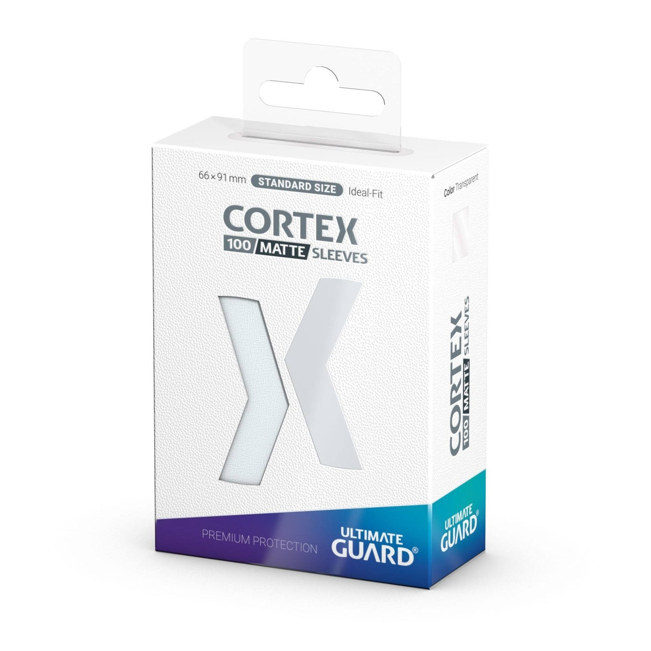 Image produit Ultimate Guard Cortex Sleeves Mat Standard Size (100) - Transparent