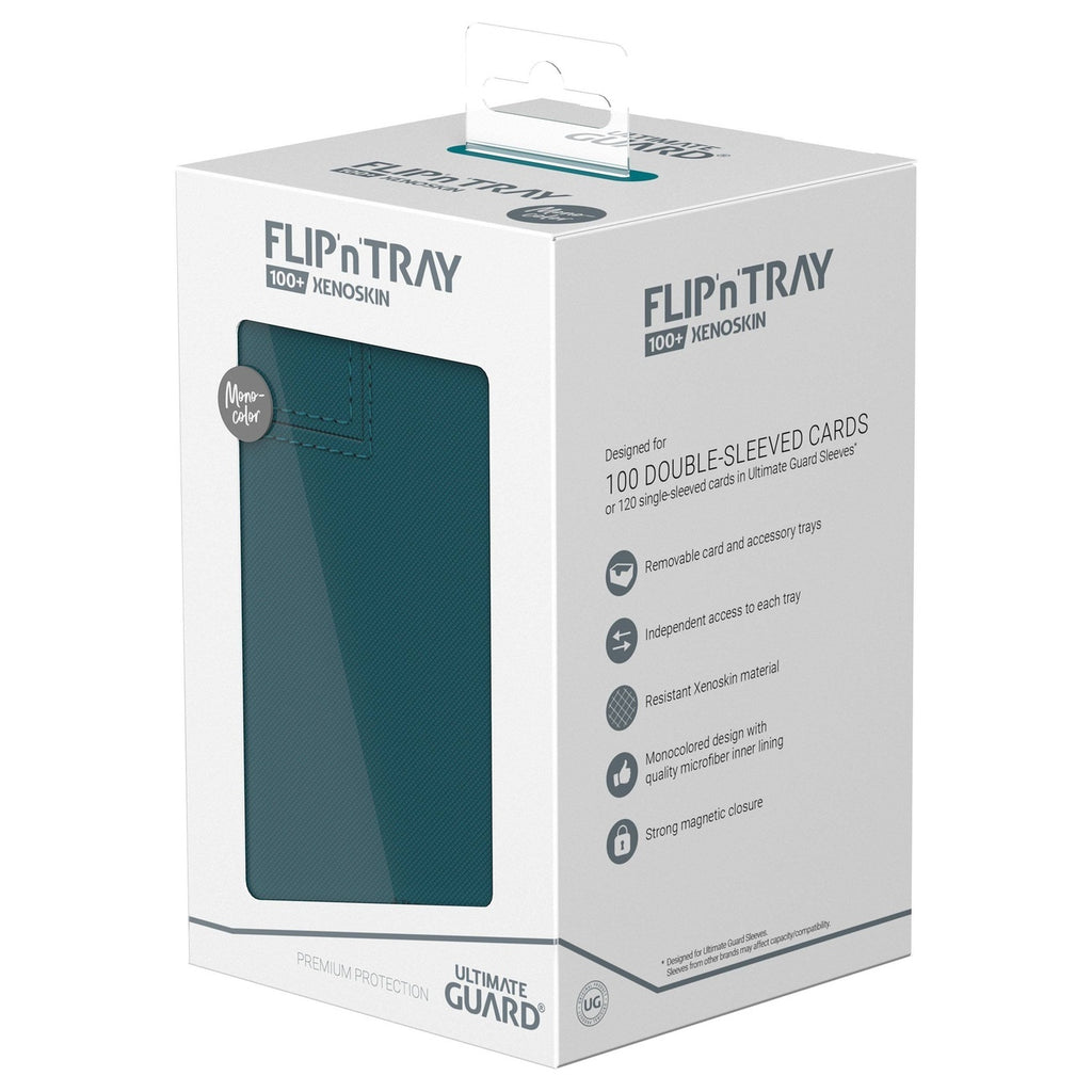 Image produit Ultimate Guard Flip'n'Tray 100+ Xenoskin - Pétrole