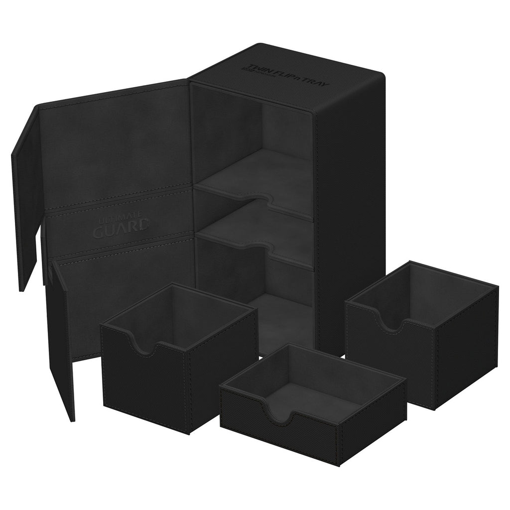 Image produit Ultimate Guard Twin Flip'n'Tray 200+ Xenoskin - Noir
