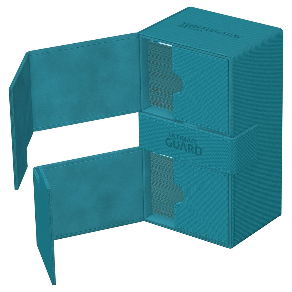 Image produit Ultimate Guard Twin Flip'n'Tray 200+ Xenoskin - Pétrole