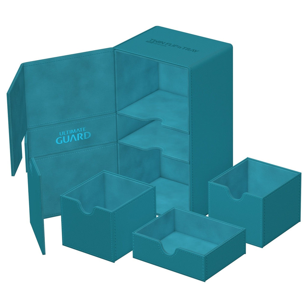 Image produit Ultimate Guard Twin Flip'n'Tray 200+ Xenoskin - Pétrole
