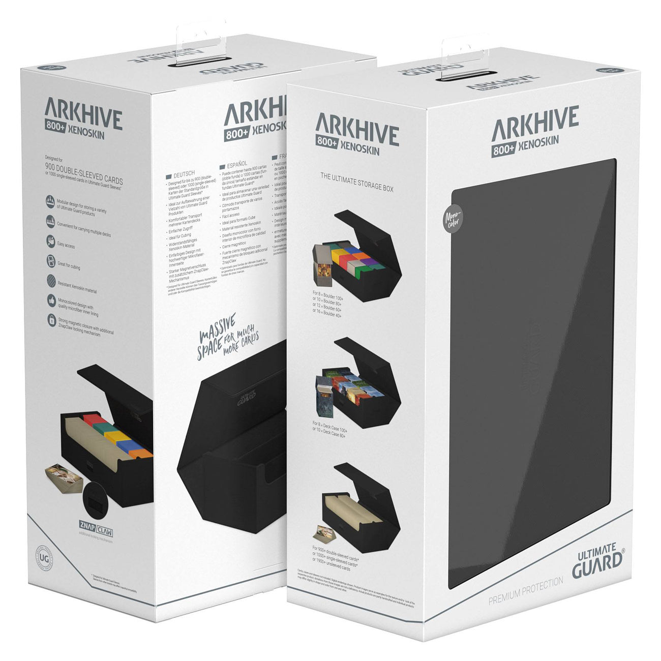 Image produit Ultimate Guard Arkhive 800+ XenoSkin Monocolor Noir
