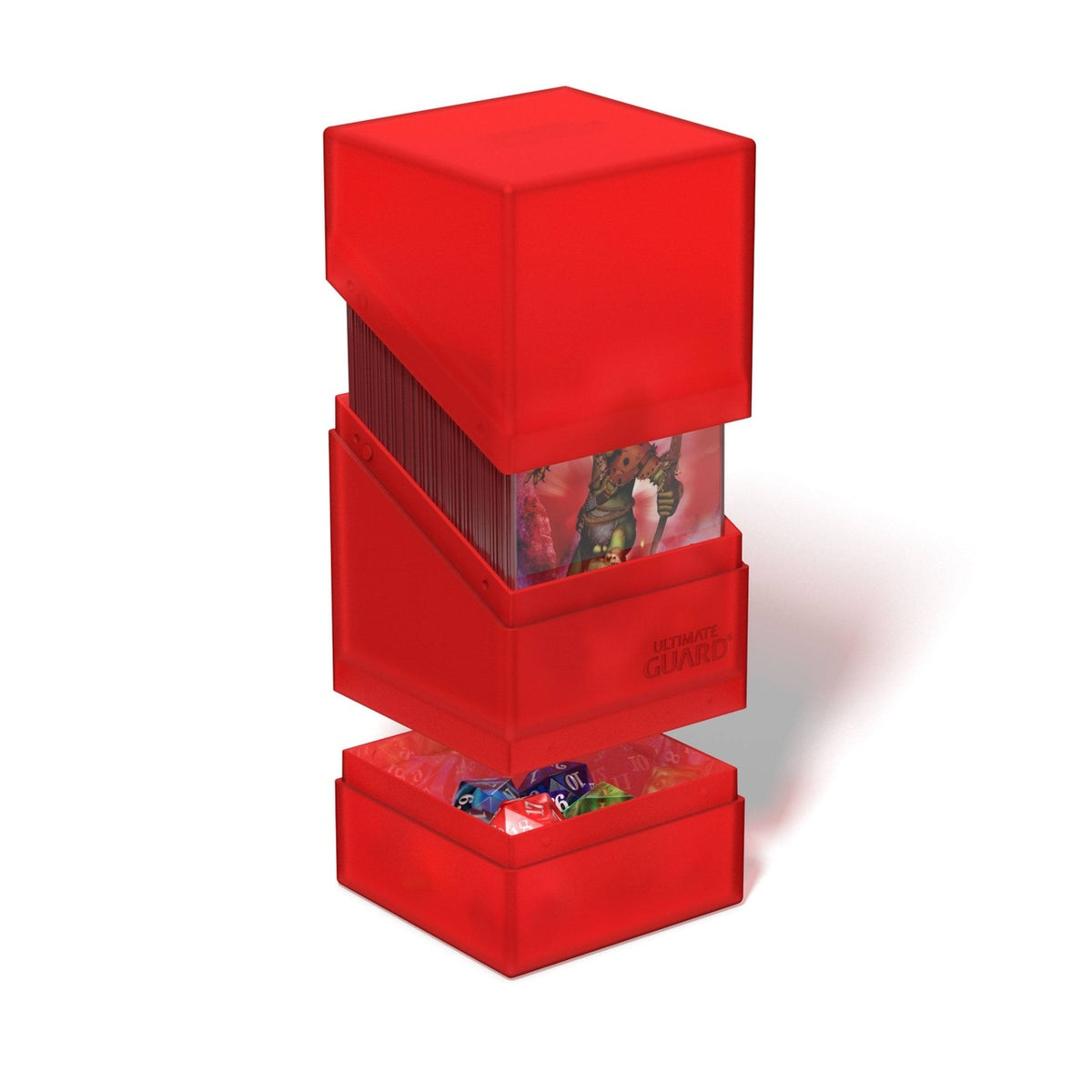 Image produit Ultimate Guard Boulder'n'Tray 100+ - Ruby