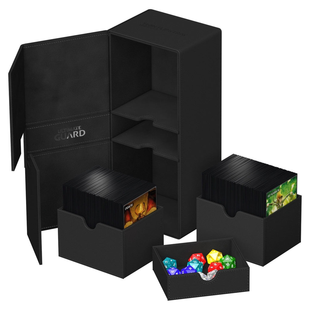 Image produit Ultimate Guard Twin Flip'n'Tray 266+ Xenoskin - Noir
