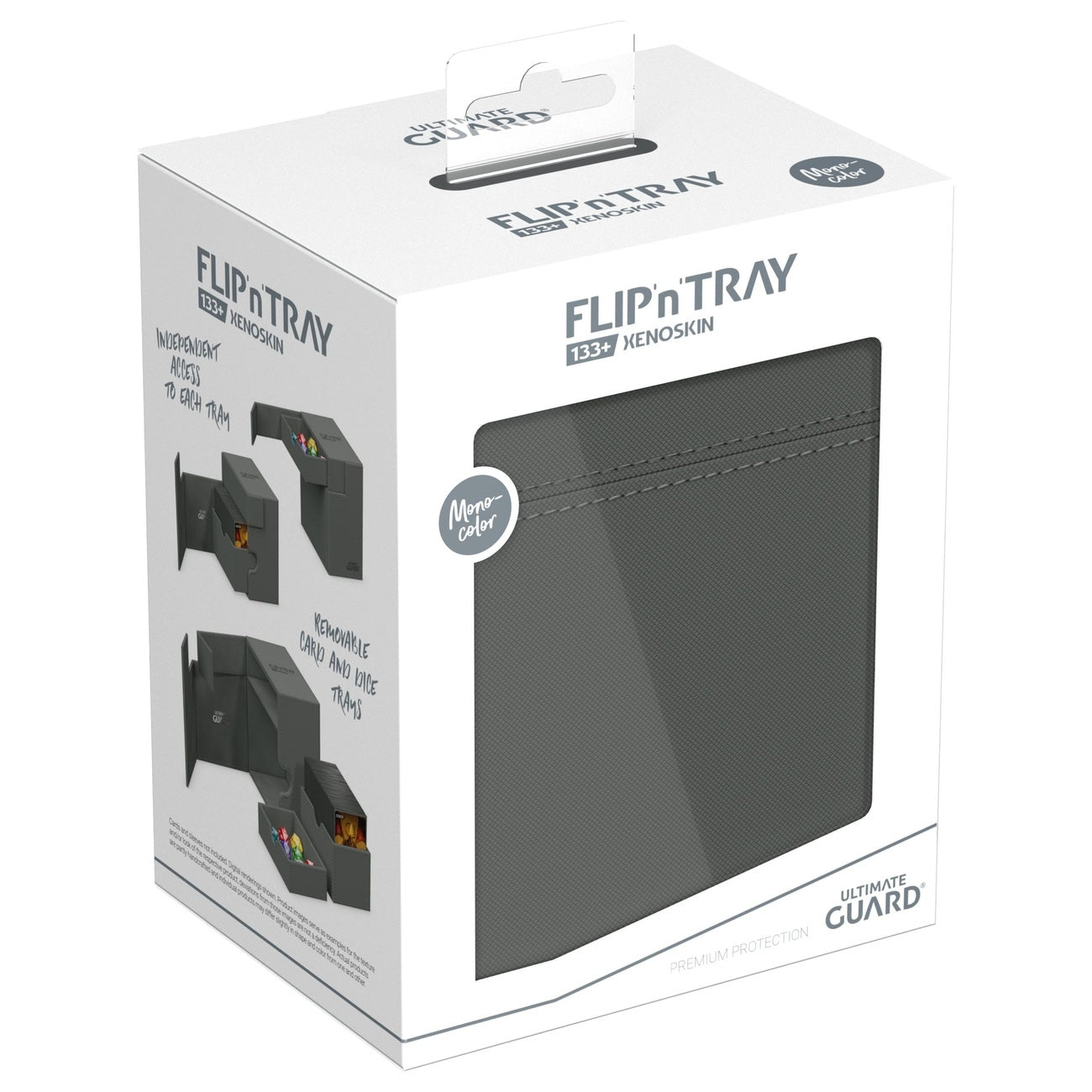 Image produit Ultimate Guard Flip'n'Tray 133+ Xenoskin - Gris