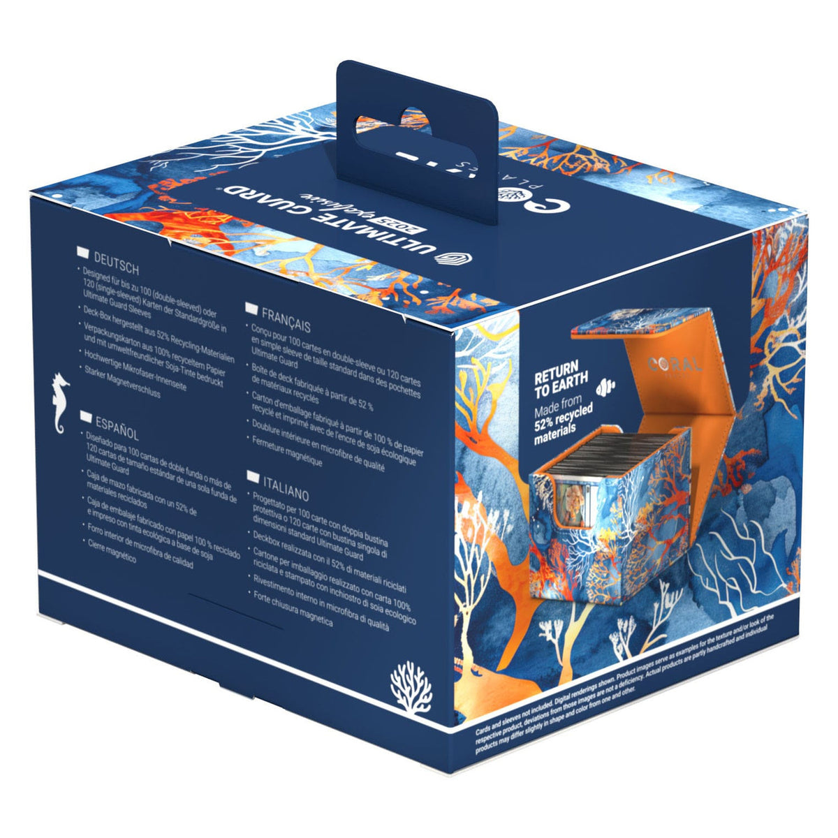Image produit Ultimate Guard Sidewinder 100+ Xenoskin 2025 Exclusive "Coral Places" - Récif de Feu