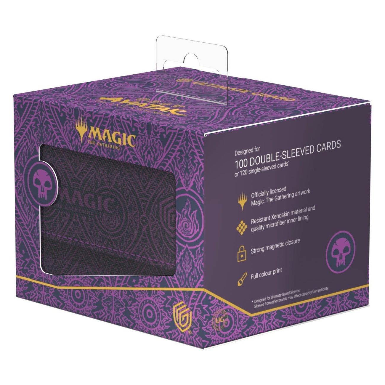 Image produit Ultimate Guard Sidewinder 100+ Xenoskin Magic: The Gathering | Avatar : le dernier maître de l’air - Mana noir