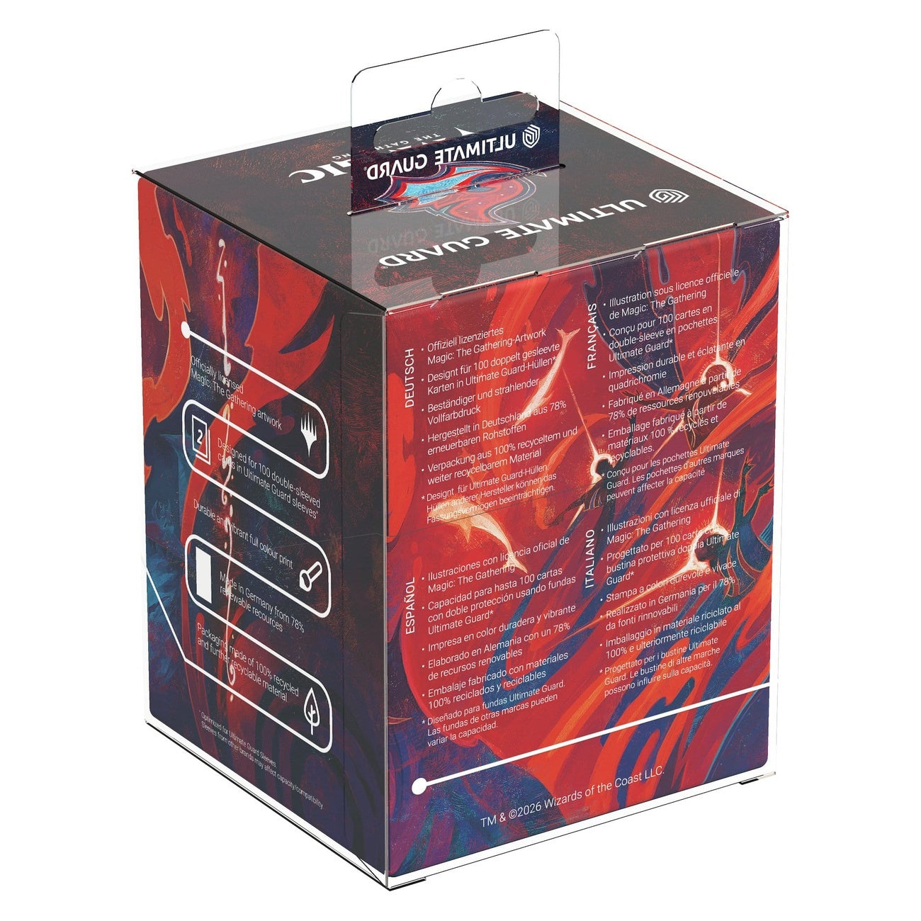 Image produit Ultimate Guard RTE Boulder 100+ Magic: The Gathering « Secrets de Strixhaven » - Prismari