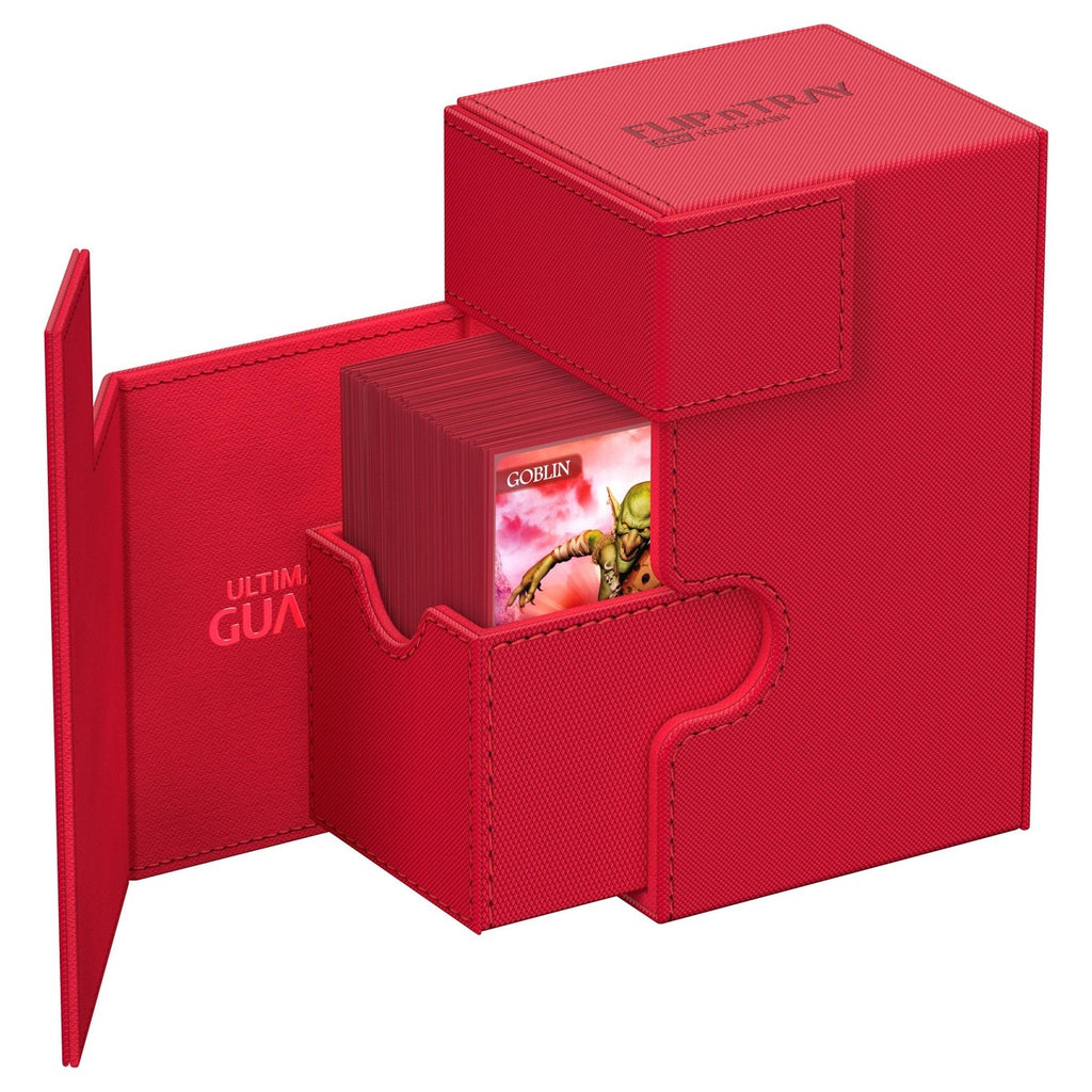 Image produit Ultimate Guard Flip'n'Tray 80+ Xenoskin - Rouge