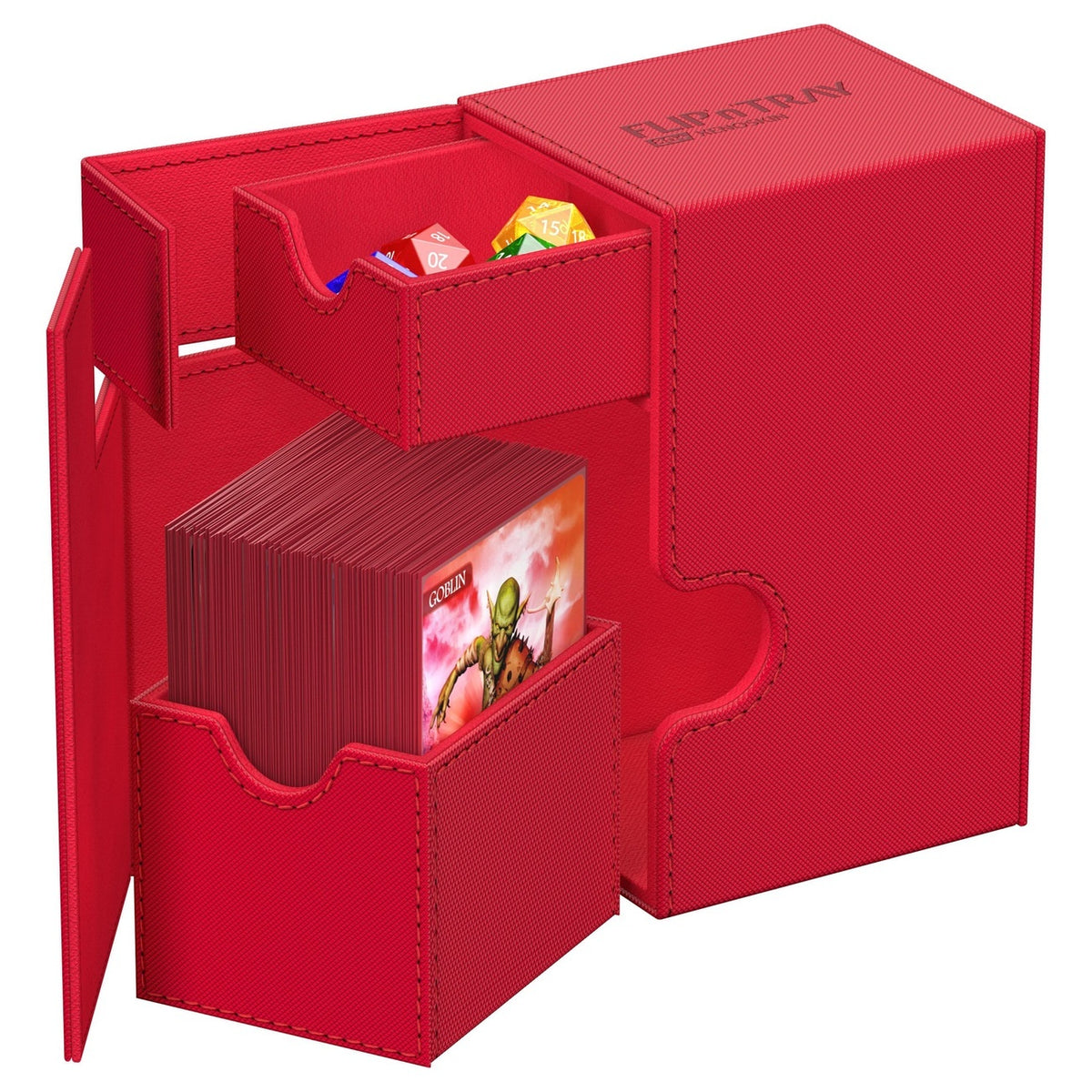 Image produit Ultimate Guard Flip'n'Tray 80+ Xenoskin - Rouge