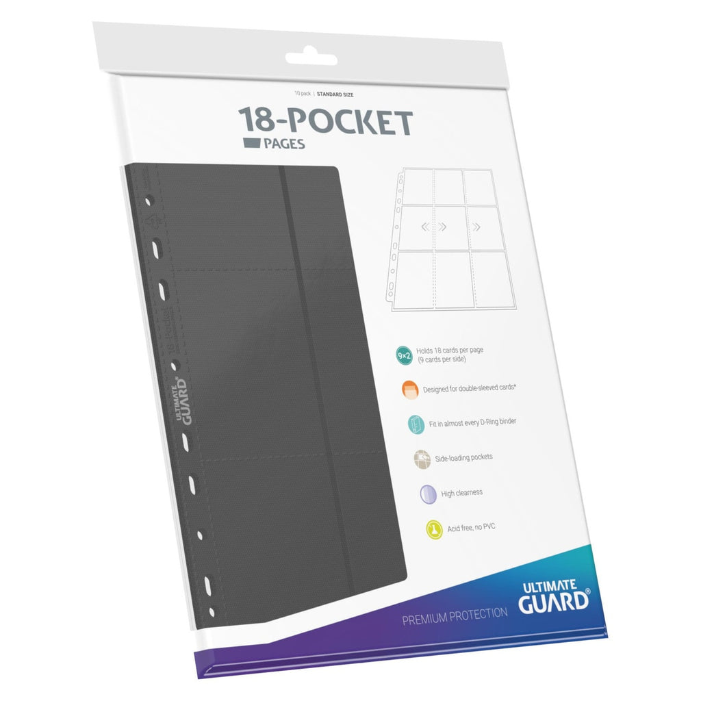 Product image Ultimate Guard 18-Pocket Pages Side-Loading (10) - Grey