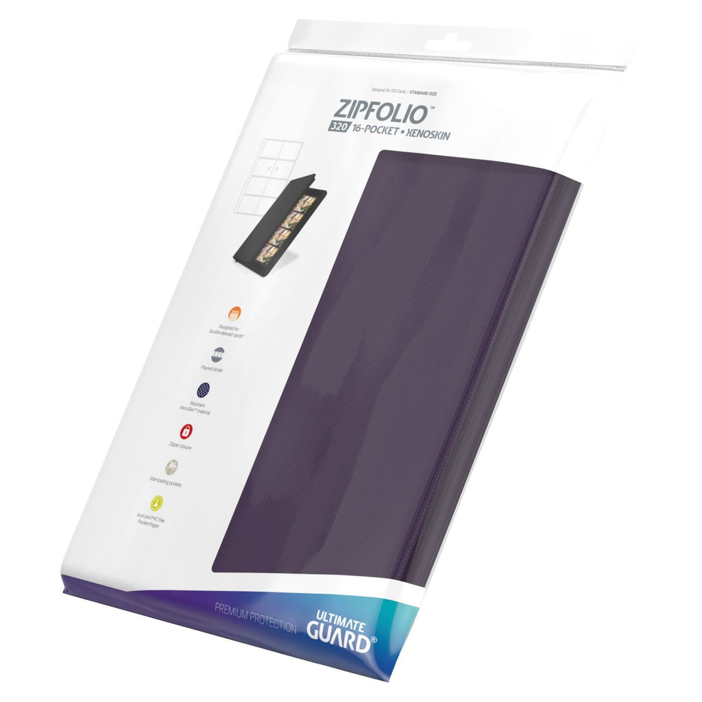 Image produit Ultimate Guard Zipfolio 320 16-Pocket Xenoskin - Violet