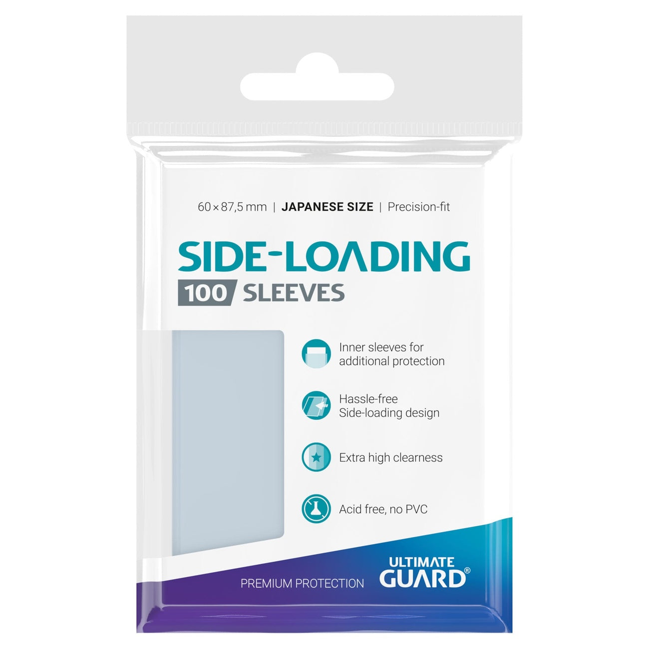Product image Ultimate Guard Precise-Fit Sleeves Japanese Size (100) - Side-Loading