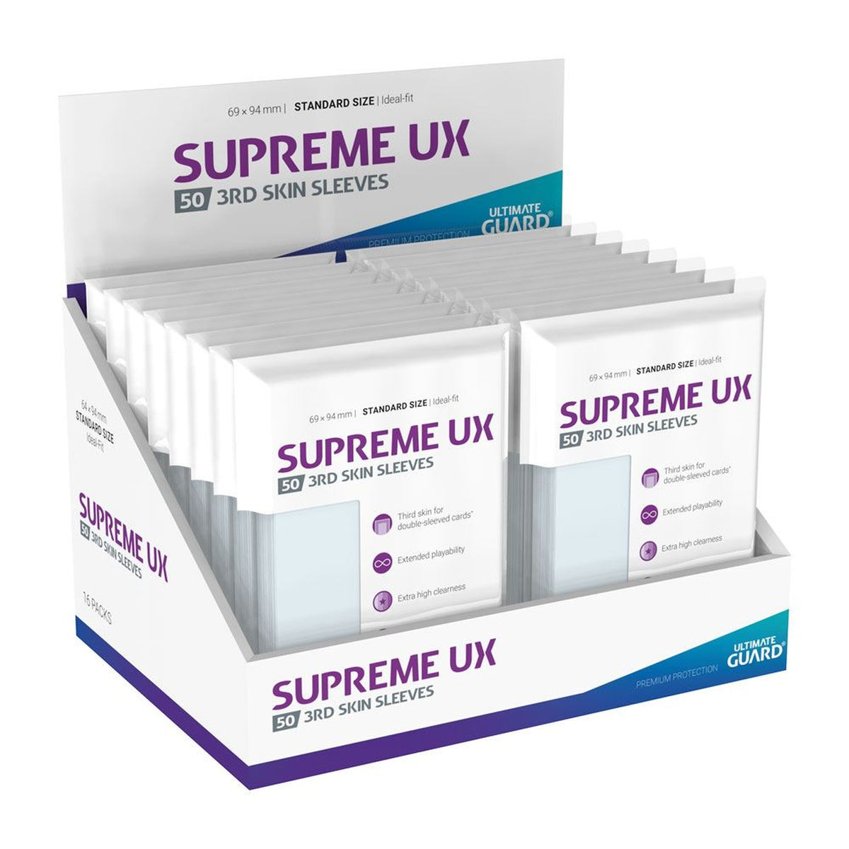 Image produit Ultimate Guard Supreme UX 3rd Skin Sleeves (50)