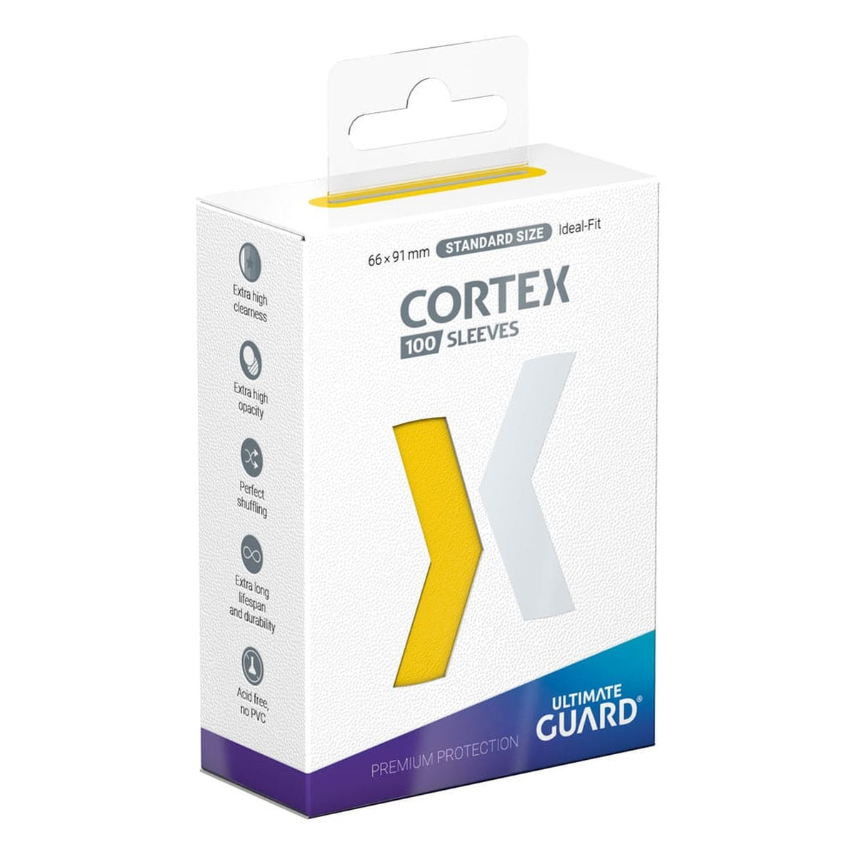 Image produit Ultimate Guard Cortex Sleeves Taille Standard (100) - Jaune