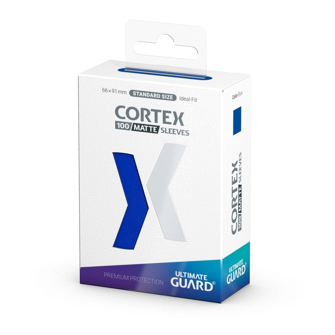 Image produit Ultimate Guard Cortex Sleeves Mat Standard Size (100) - Bleu