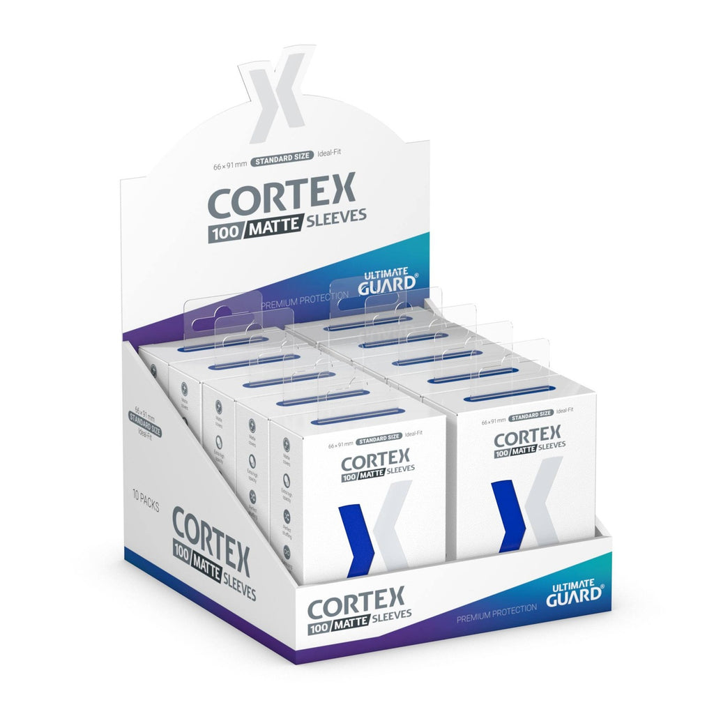 Image produit Ultimate Guard Cortex Sleeves Mat Standard Size (100) - Bleu