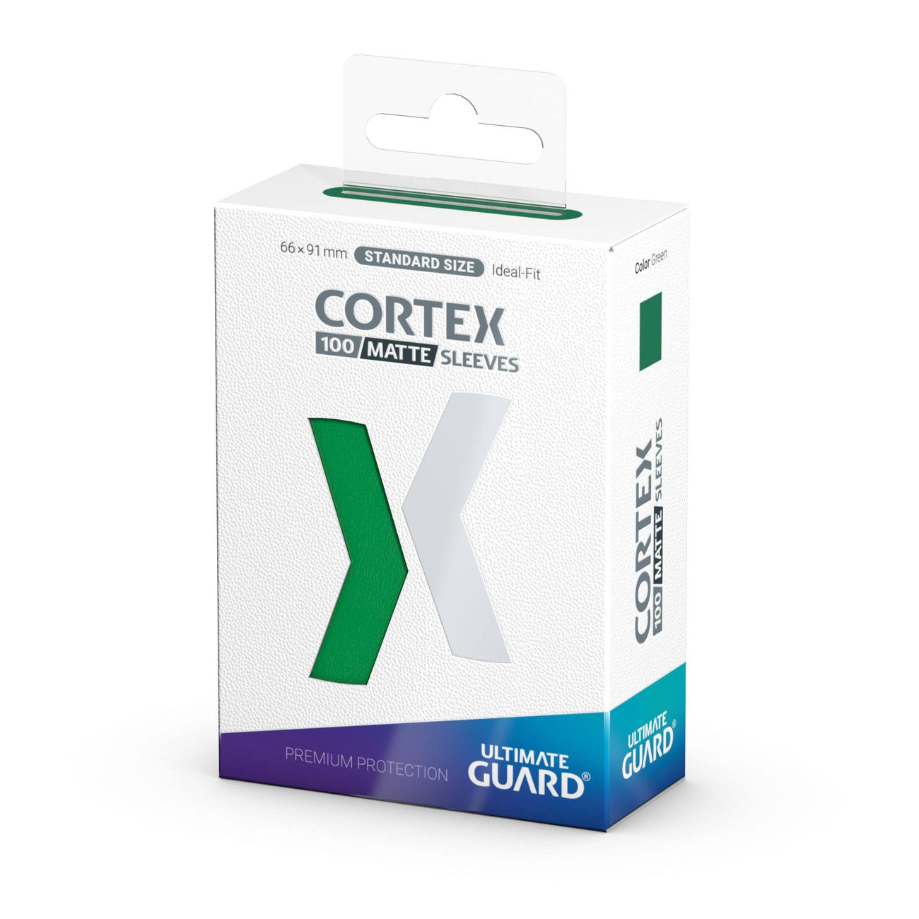 Image produit Ultimate Guard Cortex Sleeves Mat Standard Size (100) - Vert