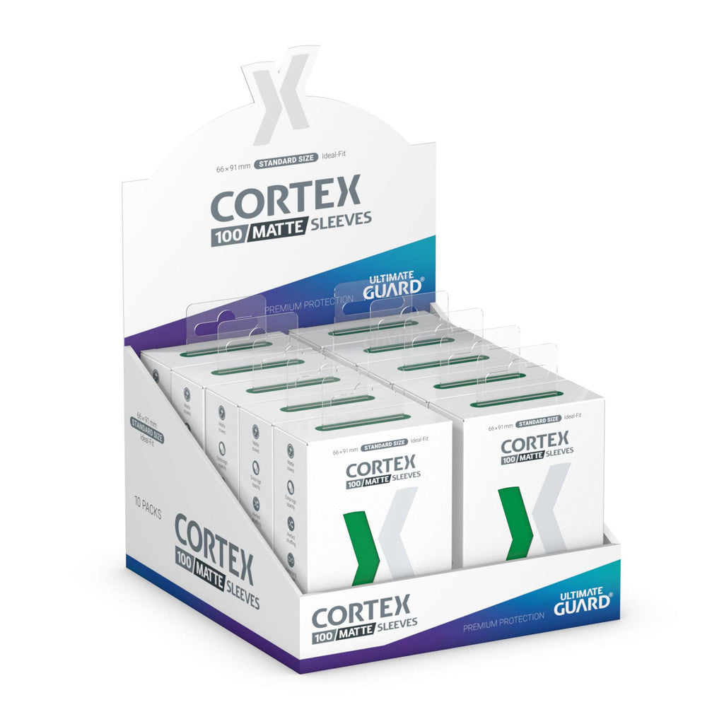 Image produit Ultimate Guard Cortex Sleeves Mat Standard Size (100) - Vert