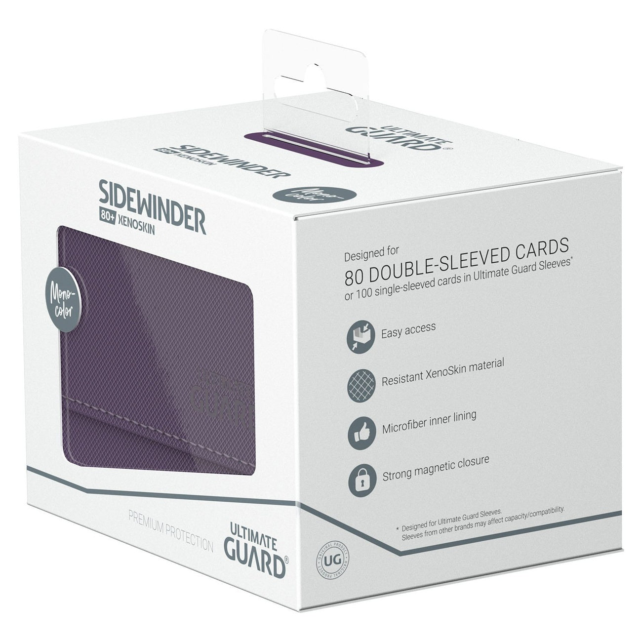 Image produit Ultimate Guard Sidewinder 80+ Xenoskin – Violet
