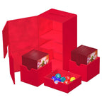 Image produit Ultimate Guard Twin Flip'n'Tray 200+ Xenoskin - Rouge