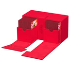 Image produit Ultimate Guard Twin Flip'n'Tray 200+ Xenoskin - Rouge