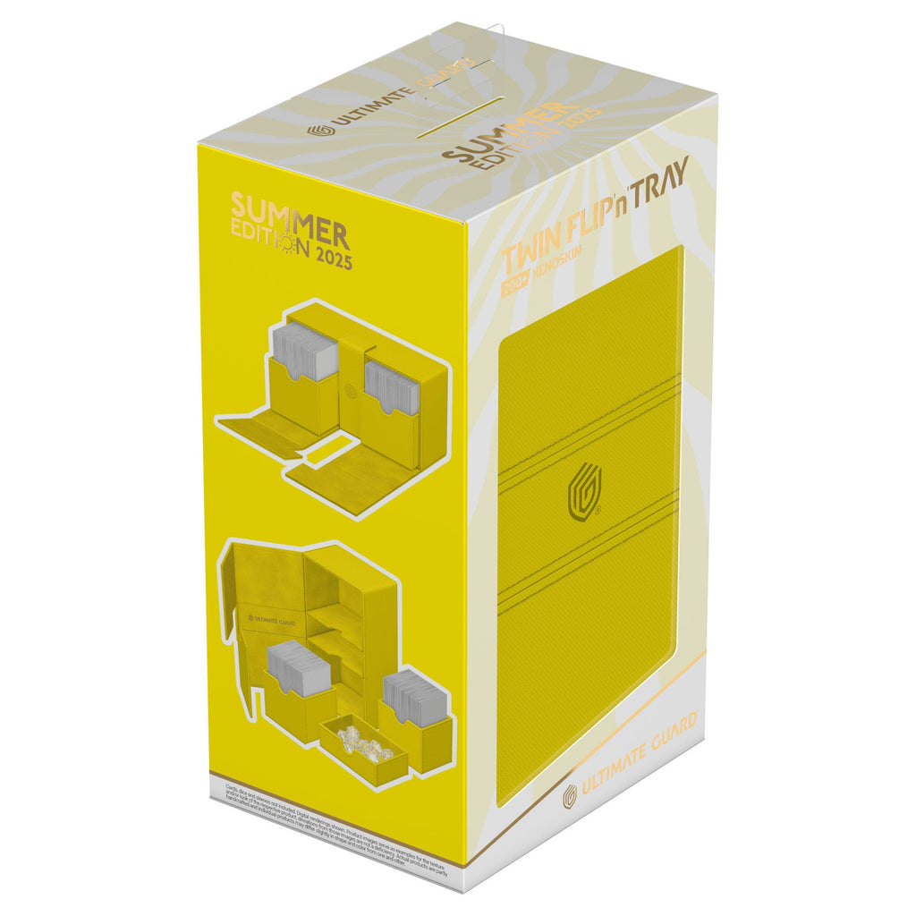 Image produit Ultimate Guard Twin Flip'n'Tray 200+ Xenoskin « Summer Edition 2025 » - Dandelion