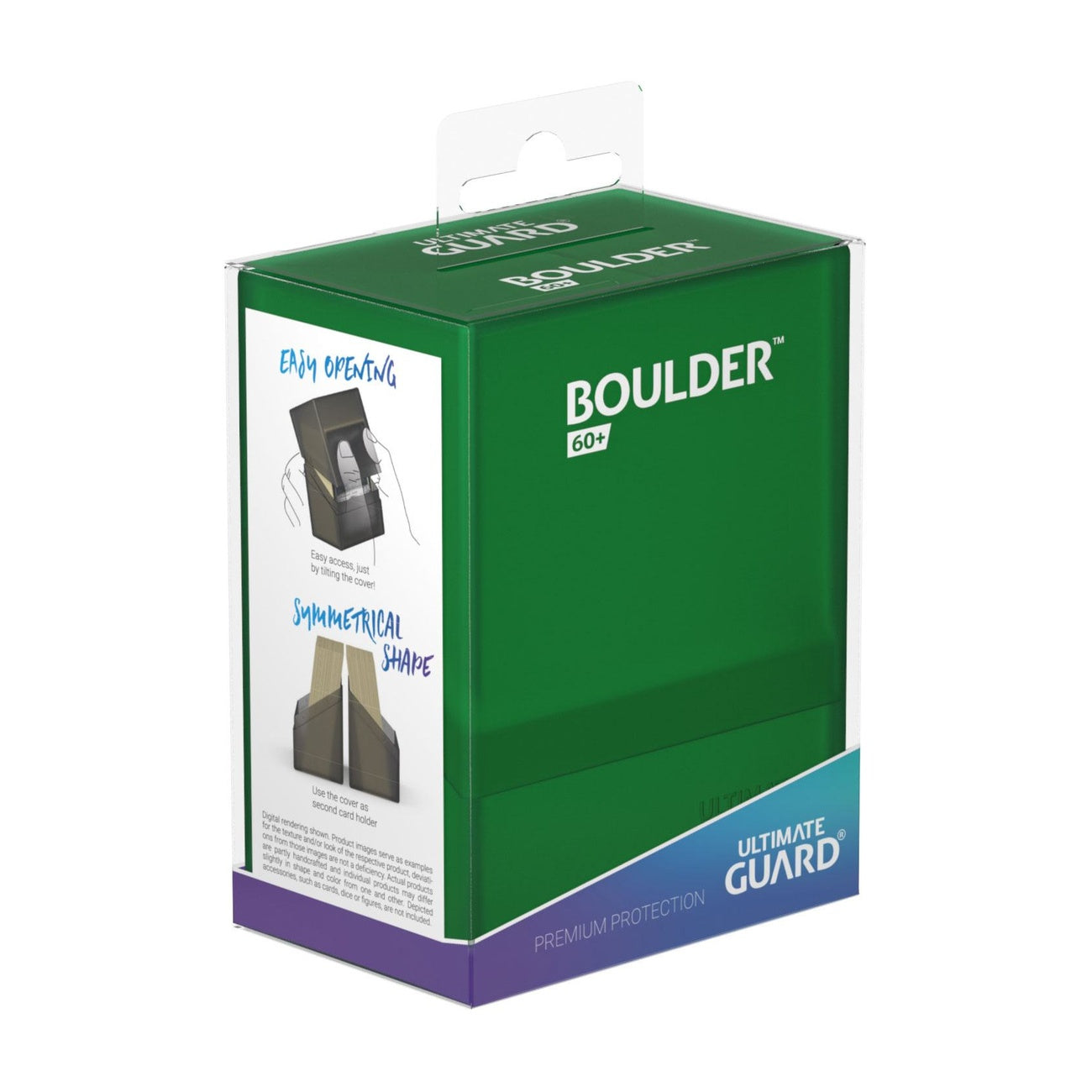 Image produit Ultimate Guard Boulder Deck Case 60+ format standard Émeraude