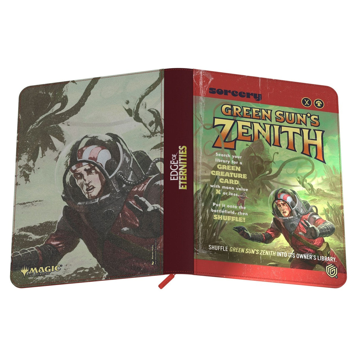 Image produit Ultimate Guard Zipfolio 360 Xenoskin Magic: The Gathering "Edge of Eternities" - Green Sun’s Zenith