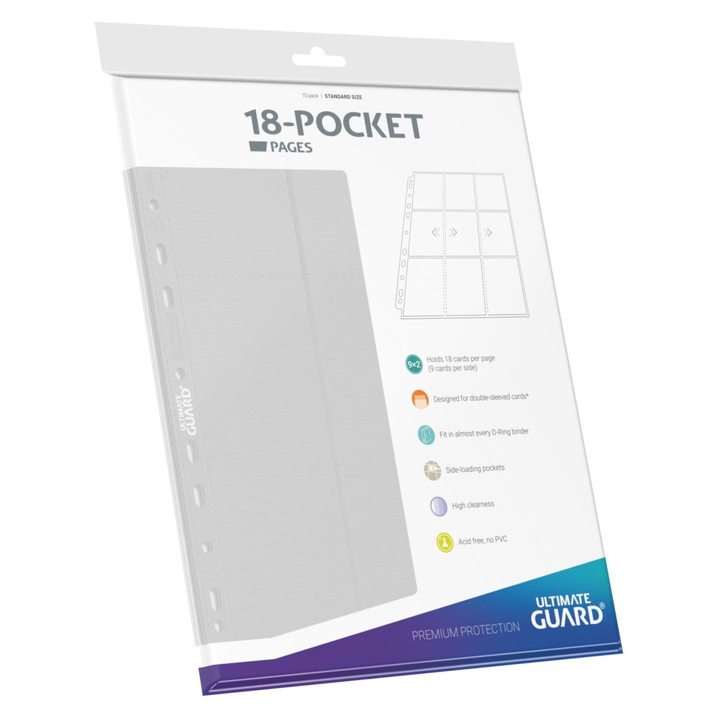 Product image Ultimate Guard 18-Pocket Pages Side-Loading (10) - White