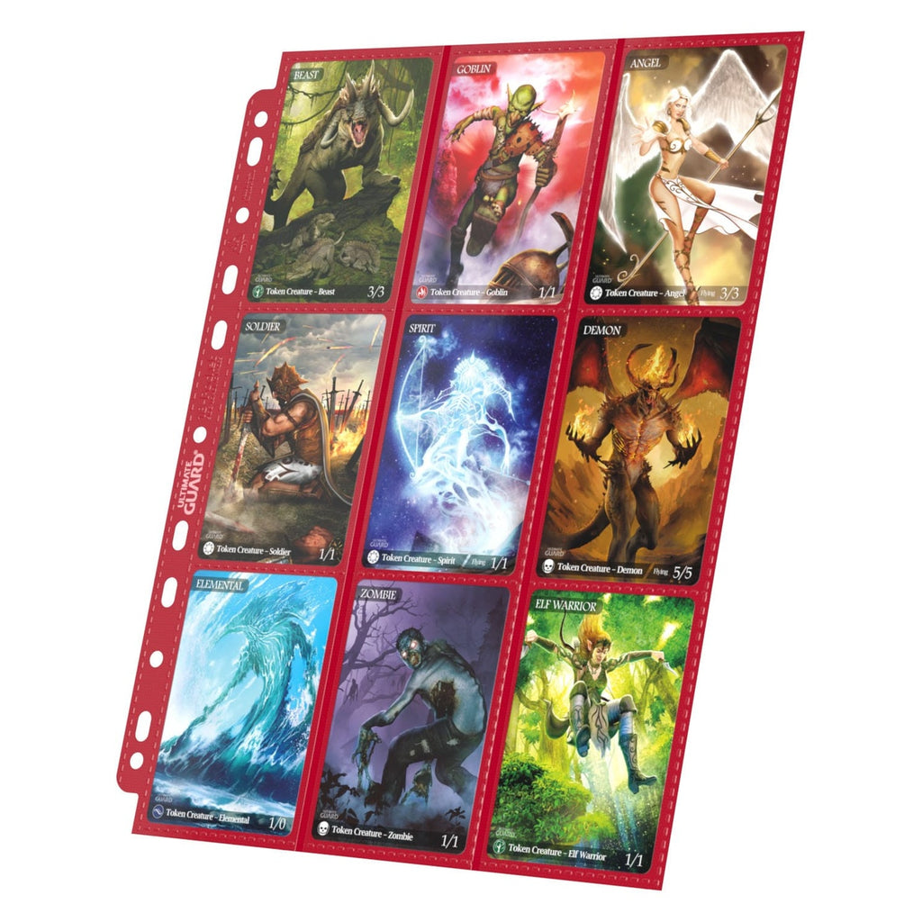 Image produit Ultimate Guard Pages 18 Poches à Chargement Latéral (10) - Rouge