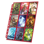 Image produit Ultimate Guard Pages 18 Poches à Chargement Latéral (10) - Rouge