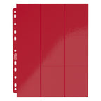 Image produit Ultimate Guard Pages 18 Poches à Chargement Latéral (10) - Rouge